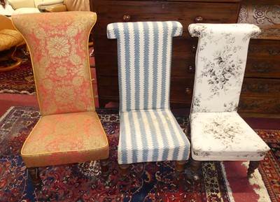 Lot 1436 - Three various Victorian walnut framed and...