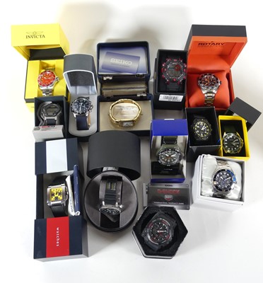 Lot 431 - A collection of wristwatches, to include Casio,...