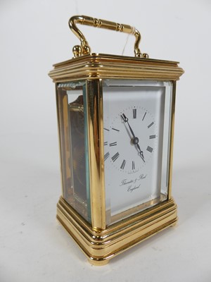 Lot 466 - A Thwaites & Reed lacquered brass cased...
