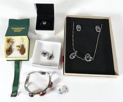 Lot 470 - A collection of jewellery, to include a pair...