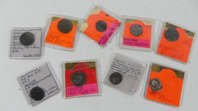 Lot 475 - A collection of Roman coins, to include a...