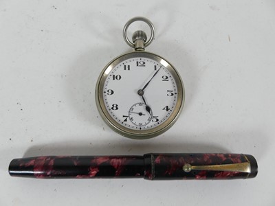 Lot 482 - A Mentmore Autoflow fountain pen, having a...