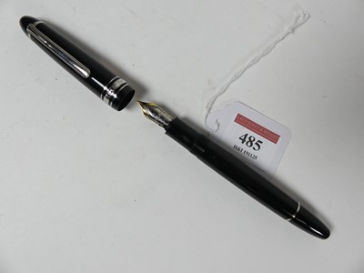 Lot 485 - A Montblanc Meisterstuck fountain pen, having...