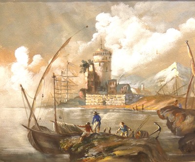 Lot 1146 - Late 18th century continental school - Pirates...