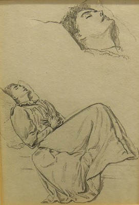 Lot 1152 - 20th century school figure studies, pencil,...
