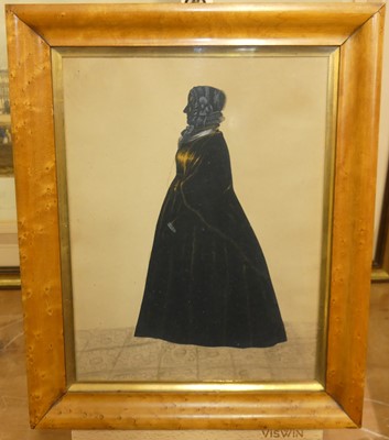 Lot 1176 - A pair of Victorian full length portrait...