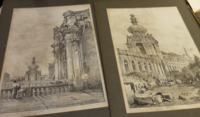 Lot 1203 - After Samuel Prout - quantity of topographical...