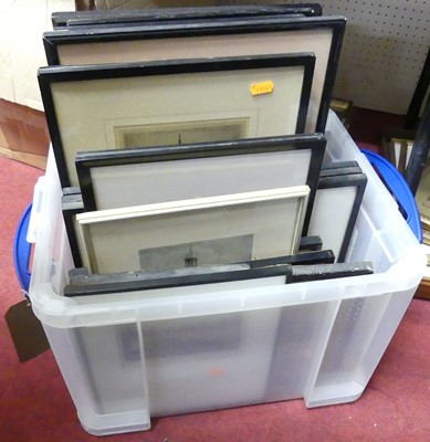 Lot 1201 - A large quantity of etchings, various hands to...