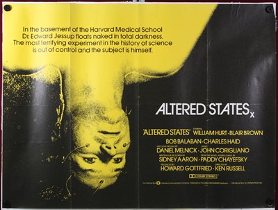 Lot Altered States, 1981, UK quad poster, starring...