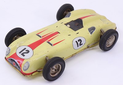 Lot 1732 - Joustra tinplate and clockwork model of a...