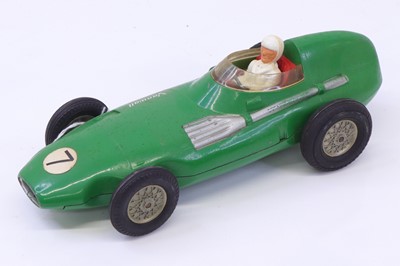 Lot 1718 - Mettoy Castoys Vanwall Racing car, green with...