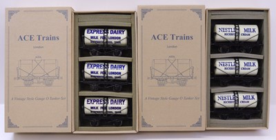 Lot 323 - Two sets of three ACE Trains 0-gauge 4-wheeled...