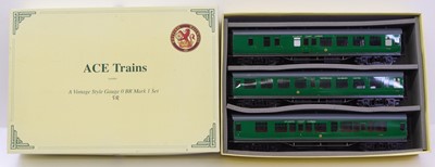 Lot 330 - C13 Set B of three ACE Trains 0-gauge BR Mk1...