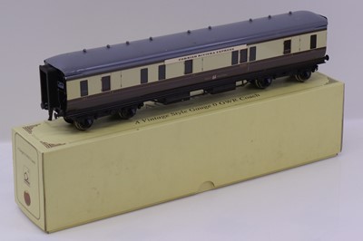 Lot 353 - ACE Trains 0-gauge bogie coach, brown & cream...
