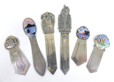 Lot A collection of six Scandinavian silver...