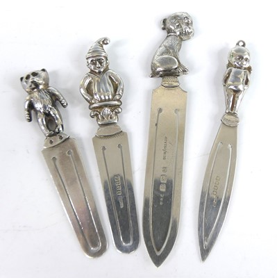 Lot A collection of four early 20th century silver...