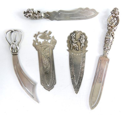 Lot A collection of five Victorian and later...