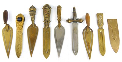 Lot A Victorian Lund's Patent Spring Book Marker...