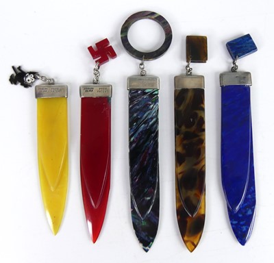 Lot A 1920s Felix the Cat silver mounted bakelite...