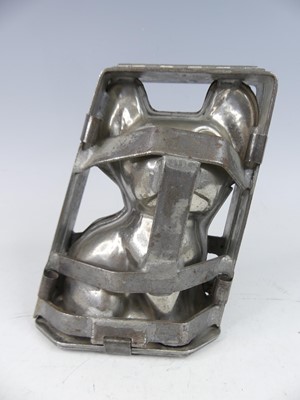 Lot 89 - A vintage French steel chocolate mould, in the...