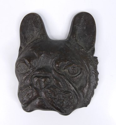 Lot 83 - A contemporary cast bronze wall plaque in the...