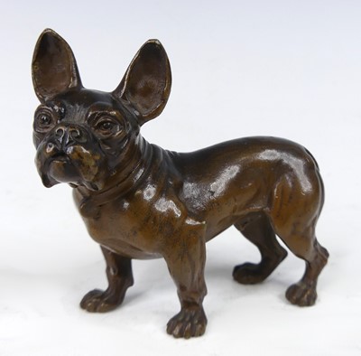 Lot 71 - An Austrian cold-painted bronze model of a...