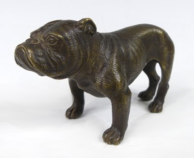 Lot 70 - An Austrian cold-cast bronze French bulldog,...
