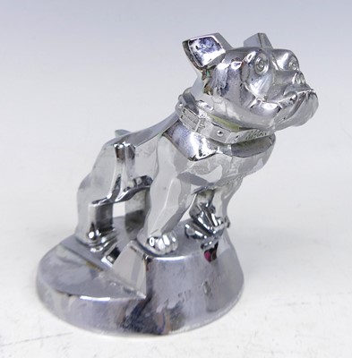 Lot 87 - A chrome-plated car mascot titled 'Mack', of...