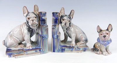 Lot 26 - Attributed to Goebel - a pair of Art Deco...