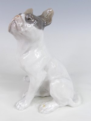 Lot 1 - A Royal Copenhagen porcelain model of a seated...