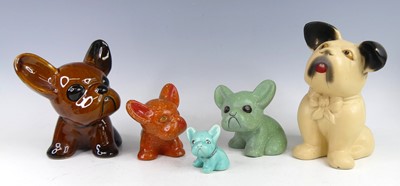 Lot 45 - Four boxes of various sized pottery figures of...