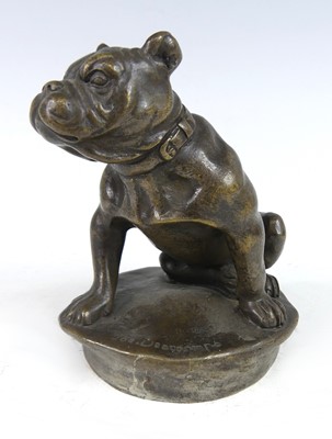 Lot 56 - Joé Descomps (French, 1869-1950) - a seated...