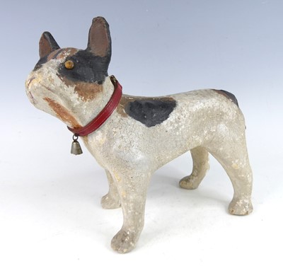 Lot 106 - A vintage papier-mâché model of a standing...