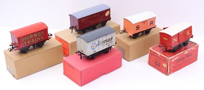Lot 196 - Five 0-gauge goods wagons: Darstaed ‘Airman...