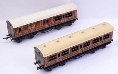 Lot 239 - Two Bing for Bassett-Lowke 0-gauge LNER 1924...