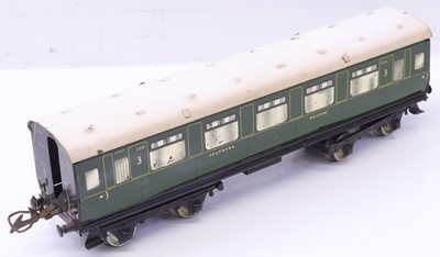 Lot 172 - 1937-41 Hornby No.2 corridor coach, all/3rd...