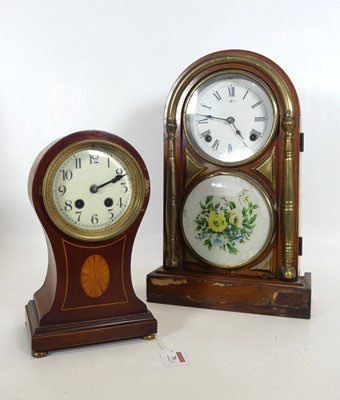 Lot 70 - An Edwardian mahogany and satinwood inlaid...