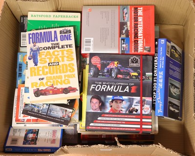 Lot 2051 - A box containing racing interest, collector's...