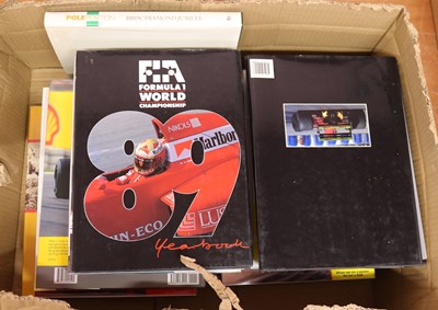 Lot 2052 - A box containing racing interest collectors'...