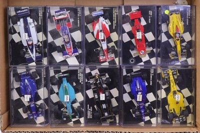 Lot 1950 - A Minichamps 1/43 scale group of 10 Formula...