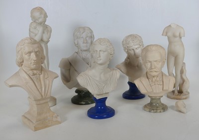Lot 82 - A collection of reproduction busts, to include...