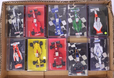 Lot 1945 - Minichamps 1/43 scale group of ten Formula 1...