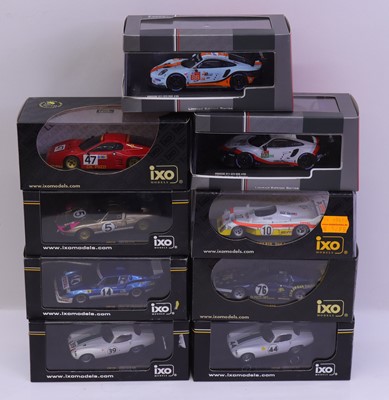 Lot 1928 - Ixo Models 1/43 scale group of nine racing...