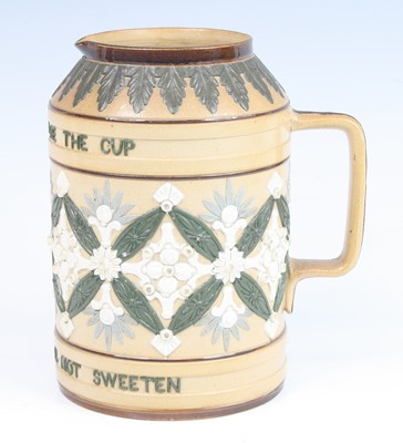 Lot 101 - A Doulton Lambeth stoneware jug, of...