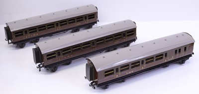 Lot 242 - Three Bassett Lowke 0 gauge coarse scale LMS...
