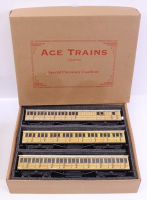 Lot 322 - ACE Trains 0-gauge C1 set of three bogie LNER...
