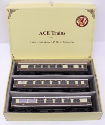 Lot 334 - ACE Trains 0-gauge set of three bogie Mk1...