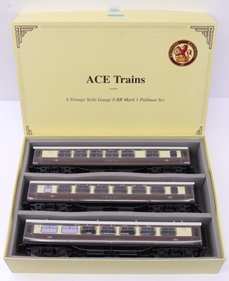 Lot 335 - ACE Trains 0-gauge set of three bogie Mk1...