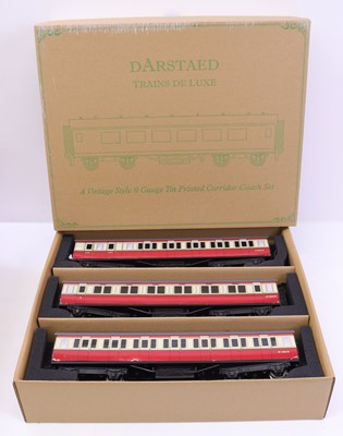 Lot 337 - Darstaed 0-gauge set of three main line bogie...