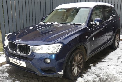 Lot 1001 - A 2017 BMW X3 X-drive 2.0D SE auto 5-door...